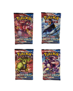 Pokemon TCG: Sword & Shield — Battle Styles Booster Pack Art Set (All 4 Artworks) — photo 2