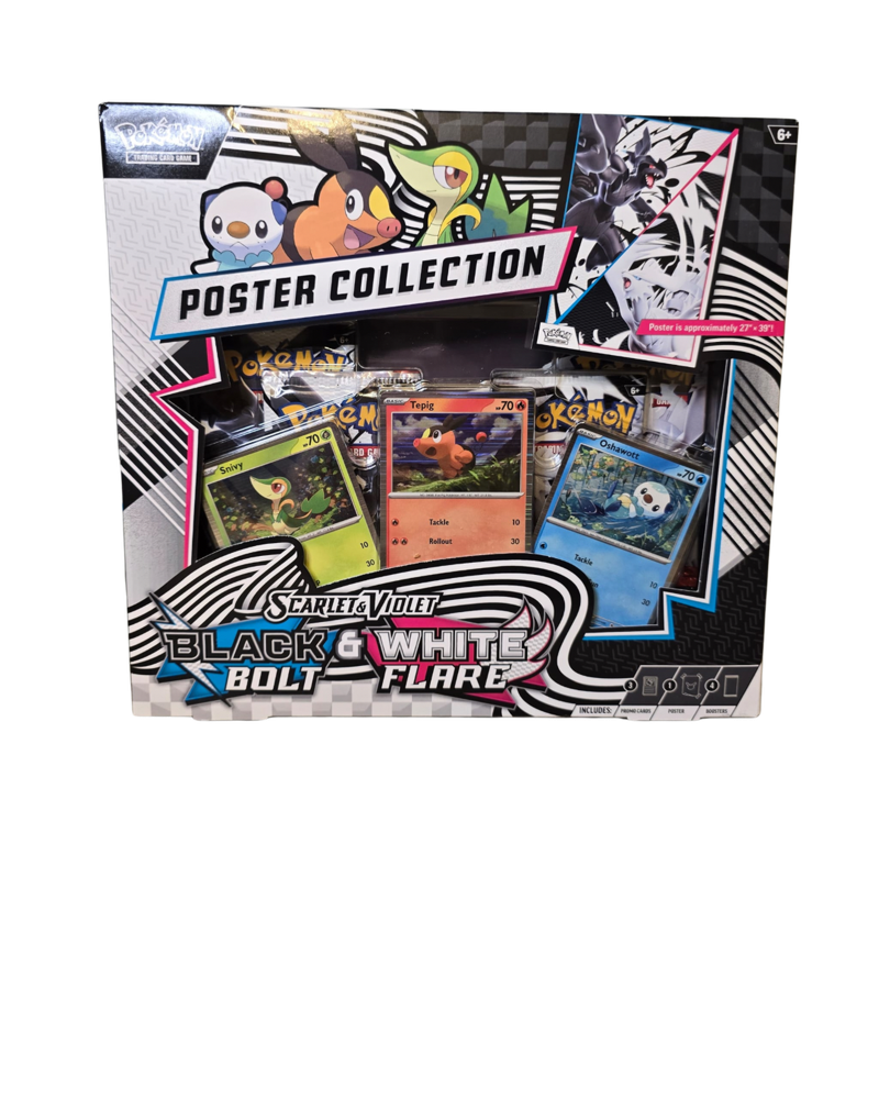 Pokemon TCG: Scarlet & Violet — Black Bolt & White Flare Poster Collection