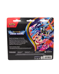 Pokemon TCG: Mega Evolution — Chaos Rising 3-Pack Blister (Charmeleon Promo) — photo 2