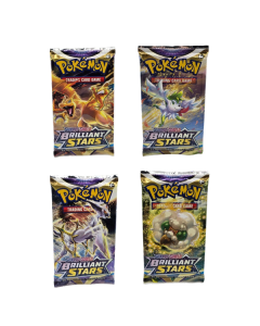 Pokemon TCG: Sword & Shield — Brilliant Stars Booster Pack Art Set (All 4 Artworks) — photo 2