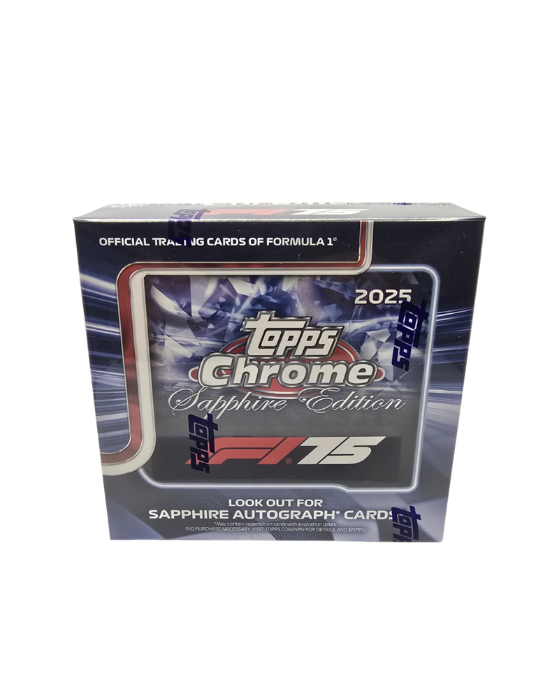 2025 Topps Chrome Formula 1 Sapphire Edition Hobby Box