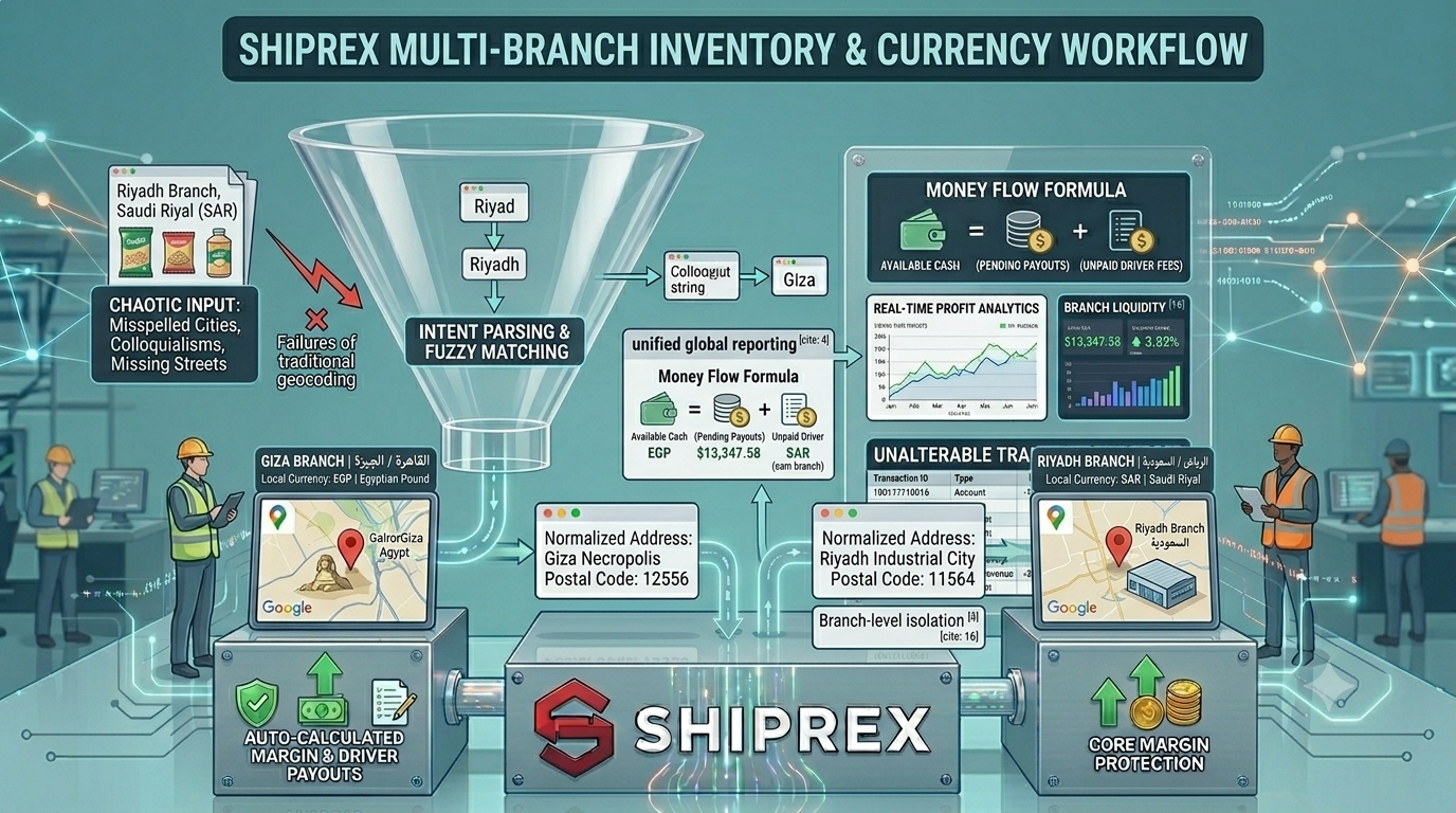 Multi-Branch Inventory & Currency Tracking: Operating Seamlessly Across Borders