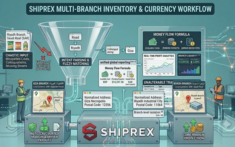 Multi-Branch Inventory & Currency Tracking: Operating Seamlessly Across Borders