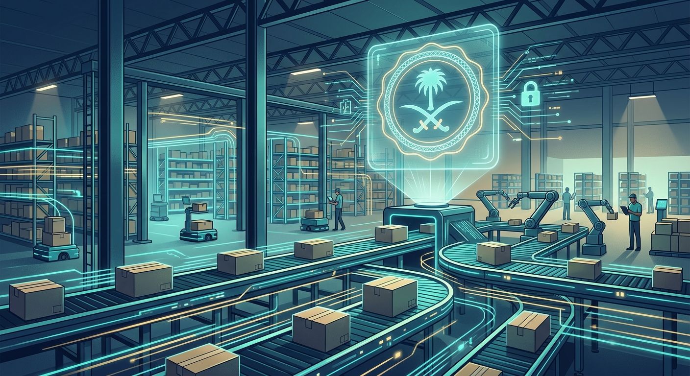 لوحة تحكم مؤتمتة متوافقة مع هيئة الزكاة والضريبة لنظام إدارة شحن ولوجستيات في السعودية.