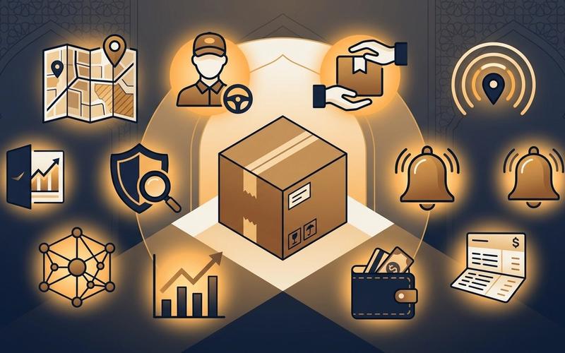Essential operational, financial, and integration capabilities surrounding a shipping workflow.