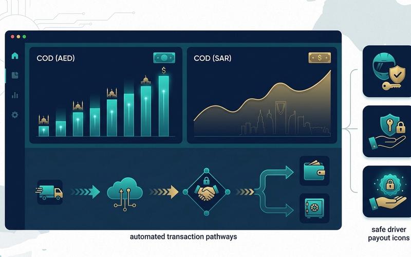 Automated multi-currency COD and driver payout dashboard for UAE logistics