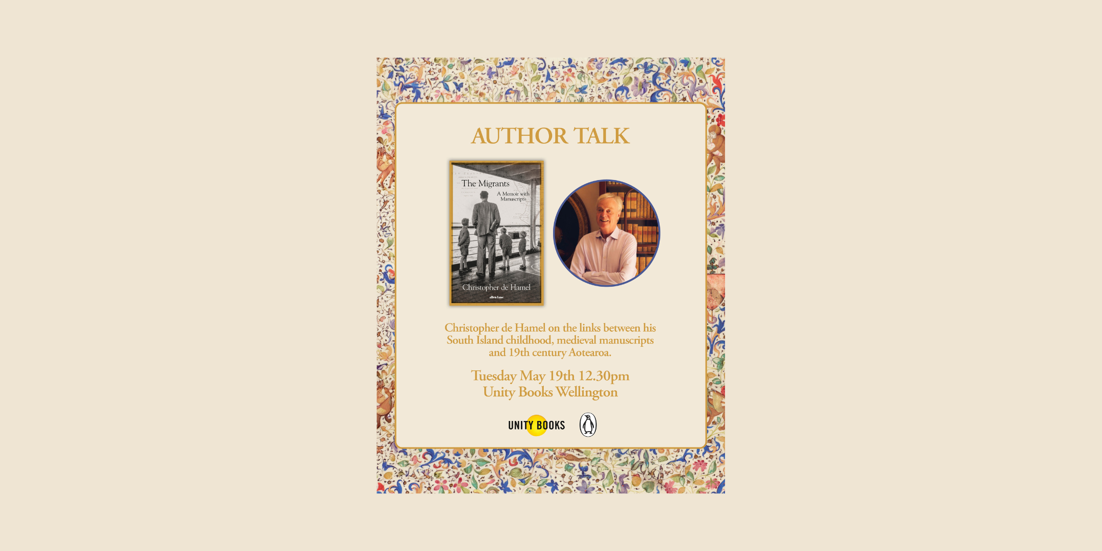 Lunchtime Author Talk: Christopher de Hamel