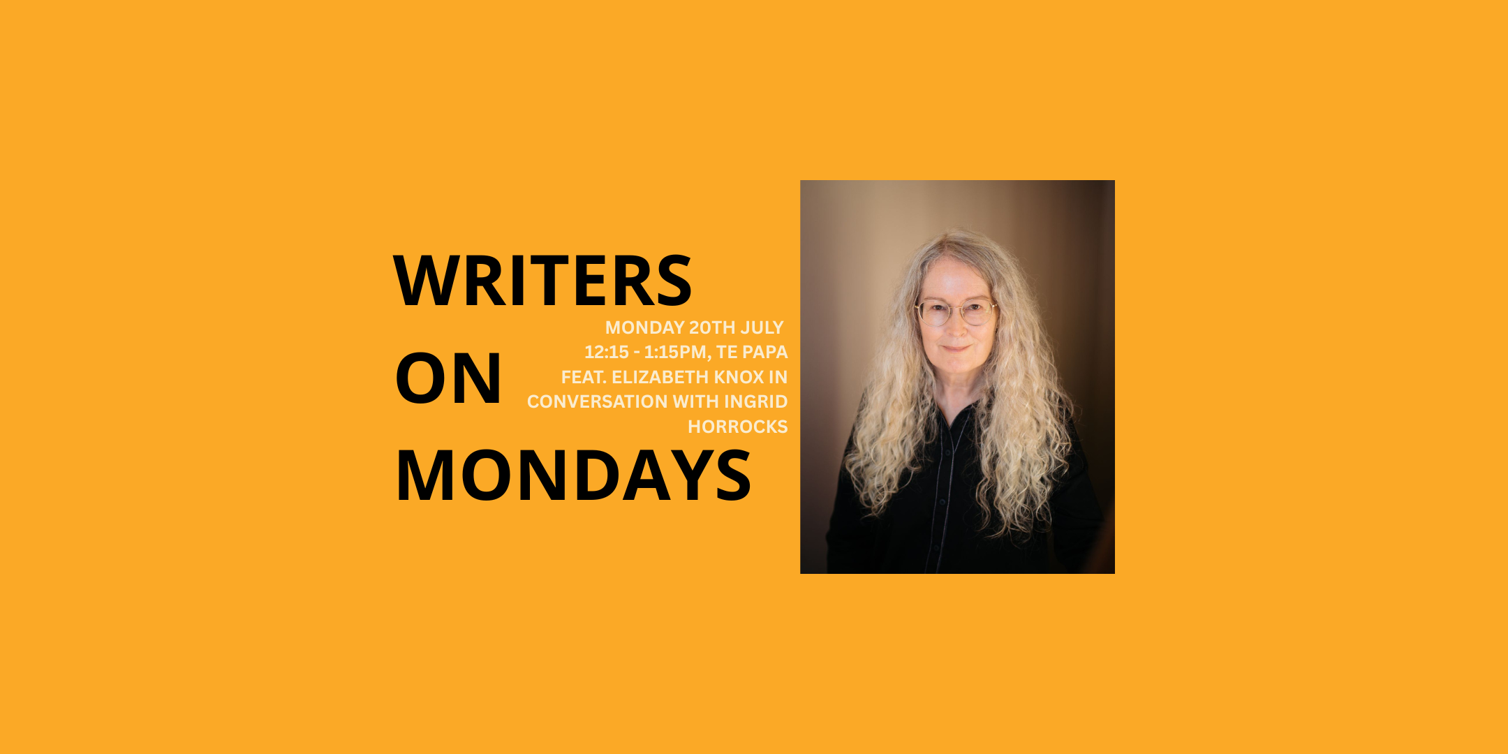 IIML Writers on Mondays: Elizabeth Knox & Ingrid Horrocks 