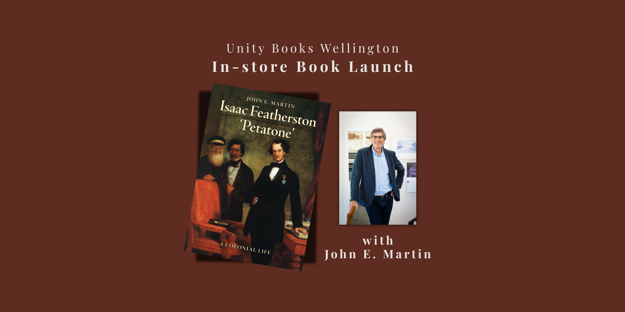 In-store Book Launch: Isaac Featherston  – 'Petatone': A Colonial Life
