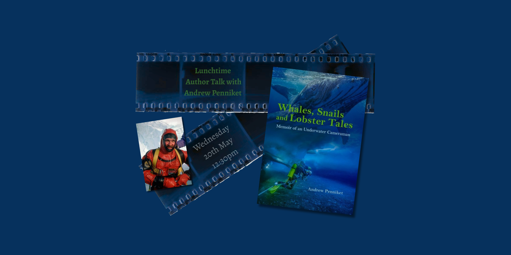 Lunchtime Author Talk with Andrew Penniket: Whales, Snails & Lobster Tales