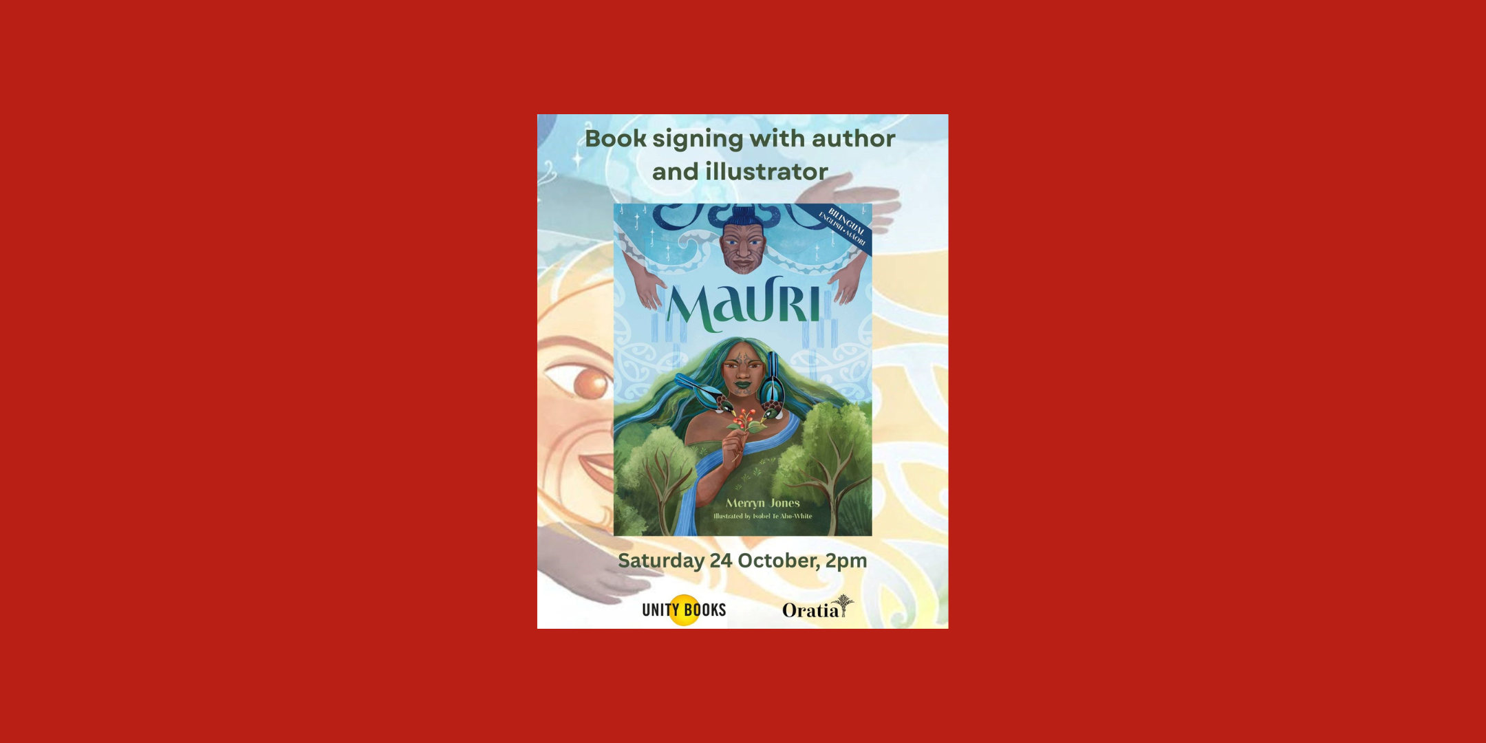 Author Signing: Mauri by Merryn Jones with illustrations by Isobel Joy Te Aho-White
