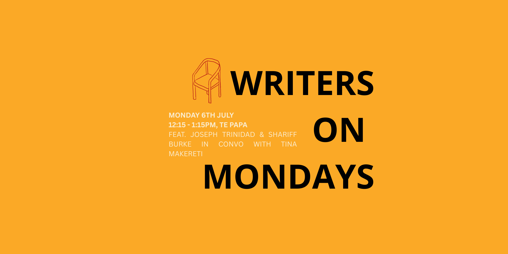 IIML Writers on Mondays: Joseph Trinidad, Shariff Burke, Tina Makereti