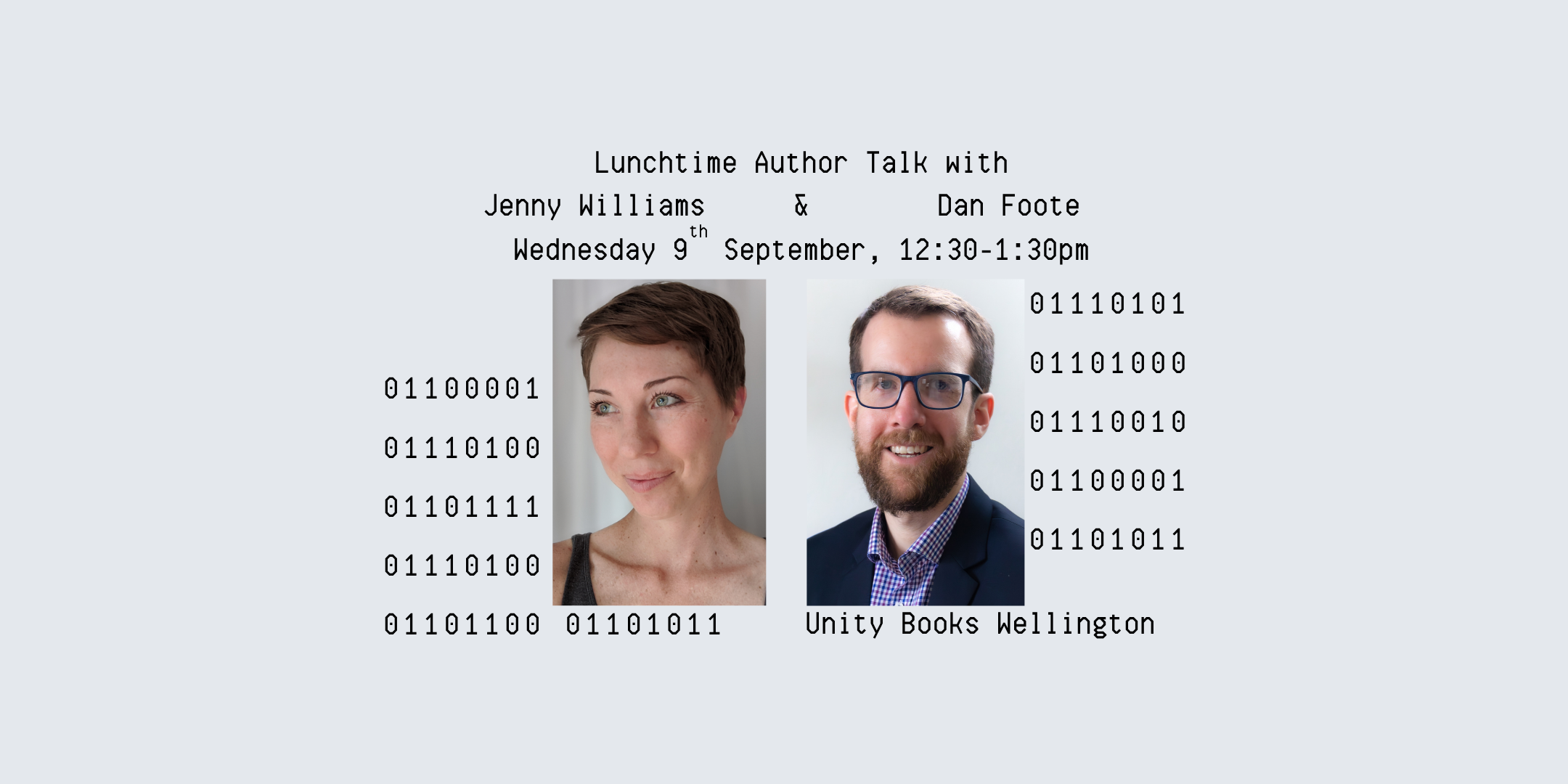 Lunchtime Author Talk with Jenny Williams 