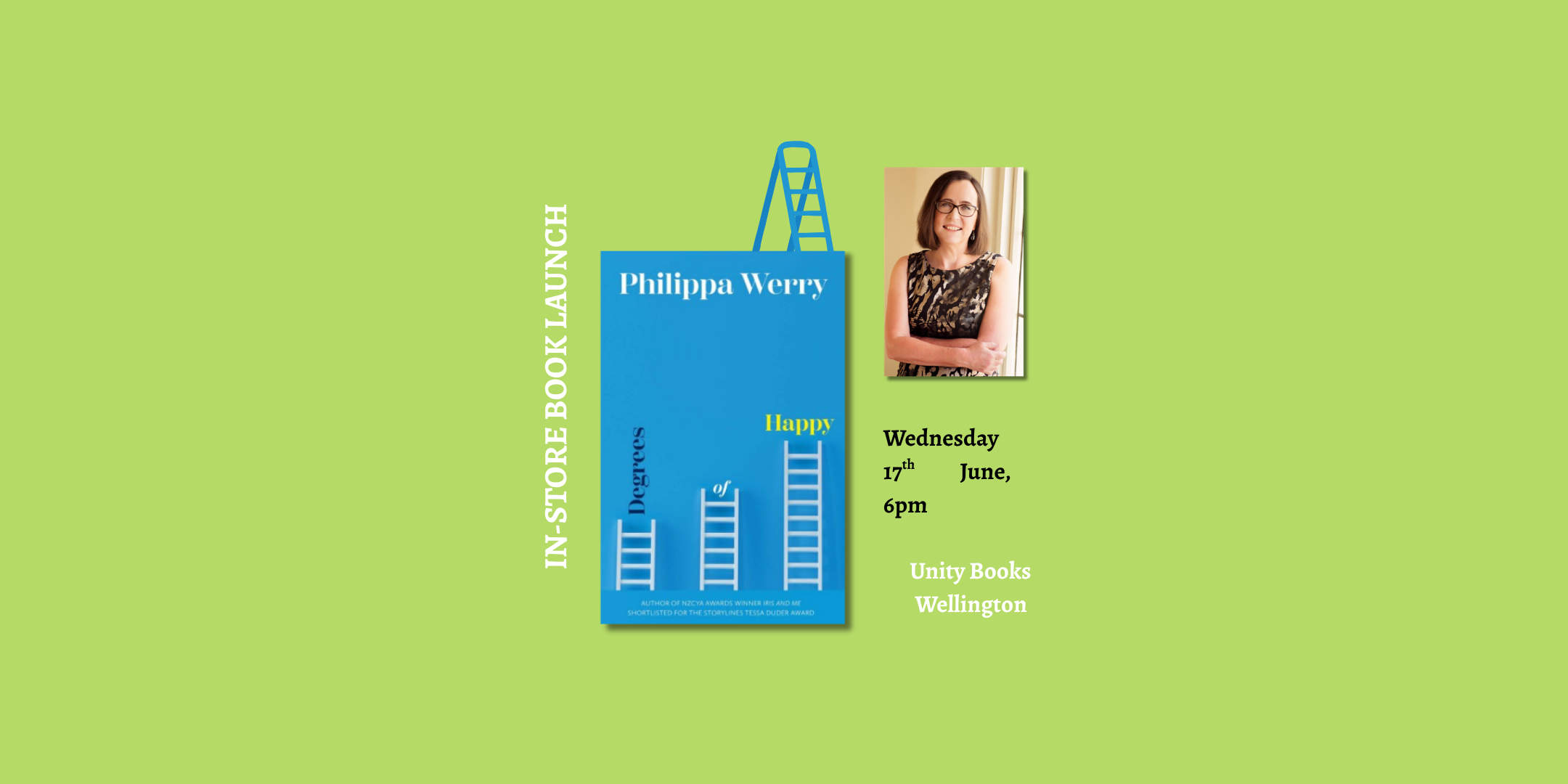 In-store Book Launch: Degrees of Happy by Philippa Werry 