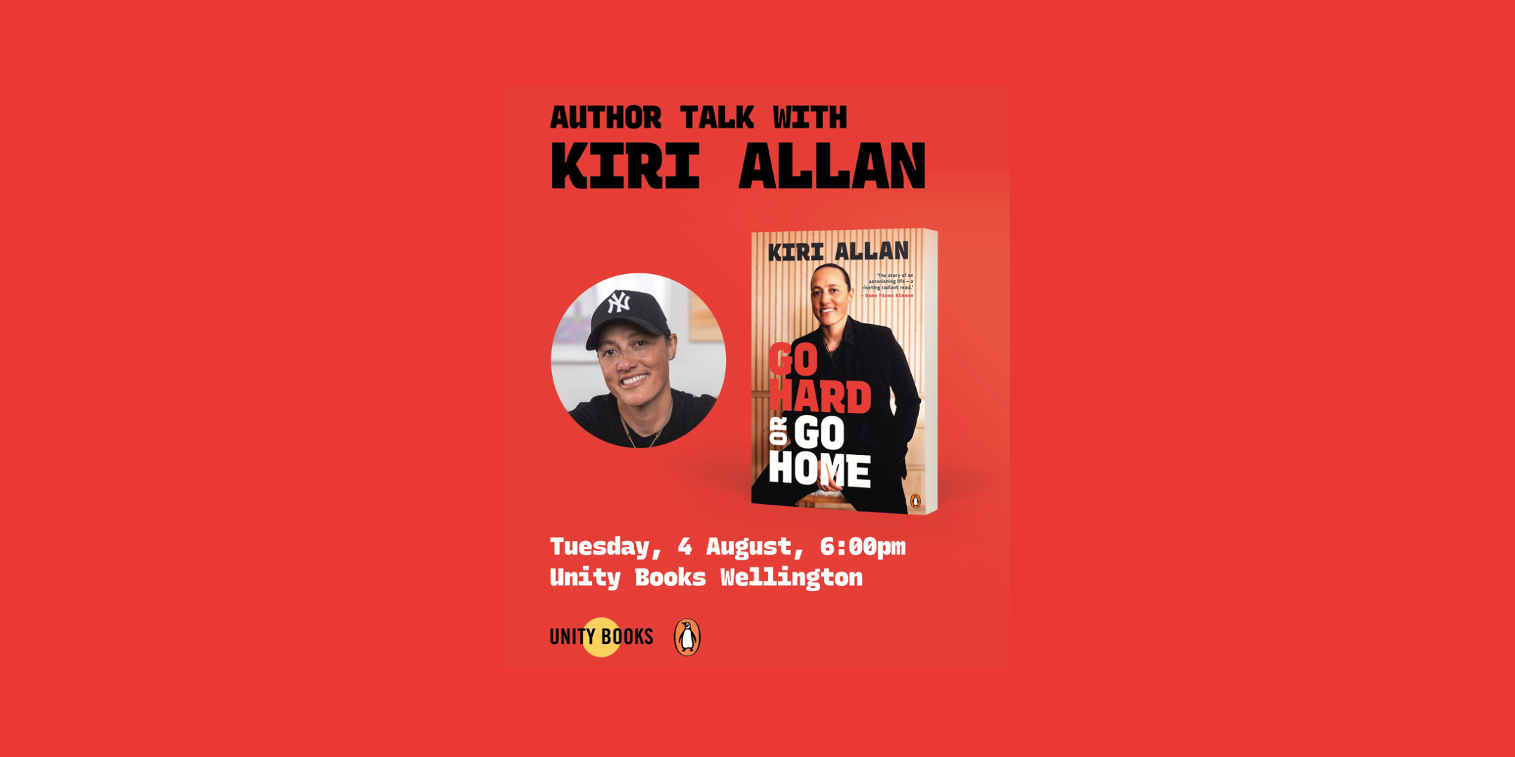 Author Talk: Kiri Allen - Go Hard or Go Home