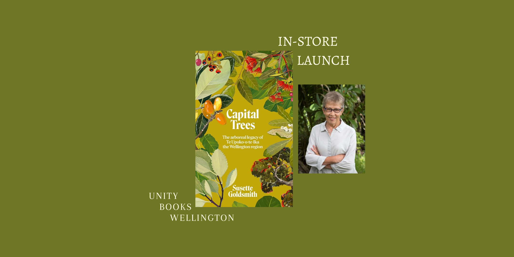 In-store Book Launch: Capital Trees by Susette Goldsmith 