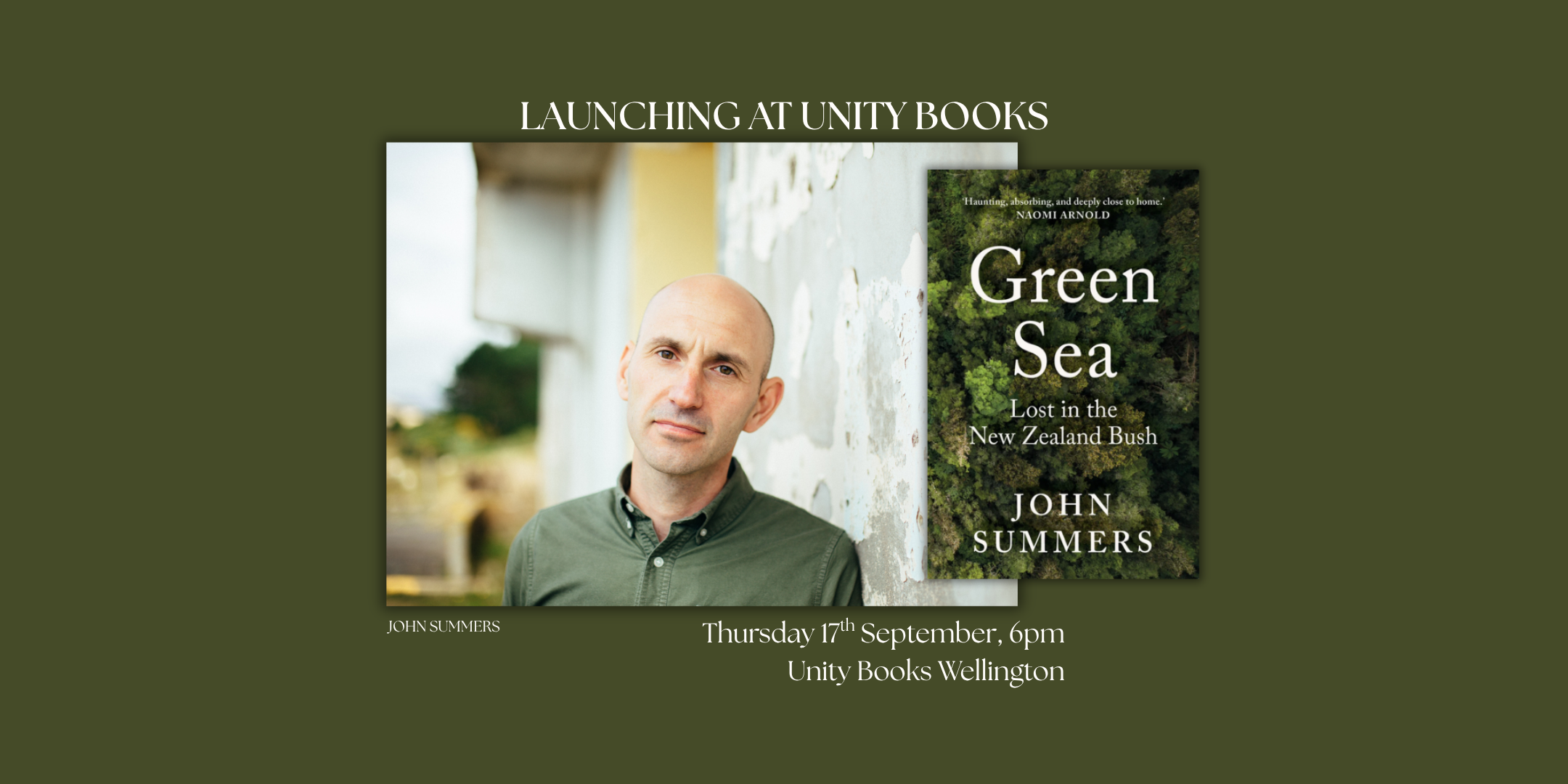 Book Launch: The Green Sea by John Summers
