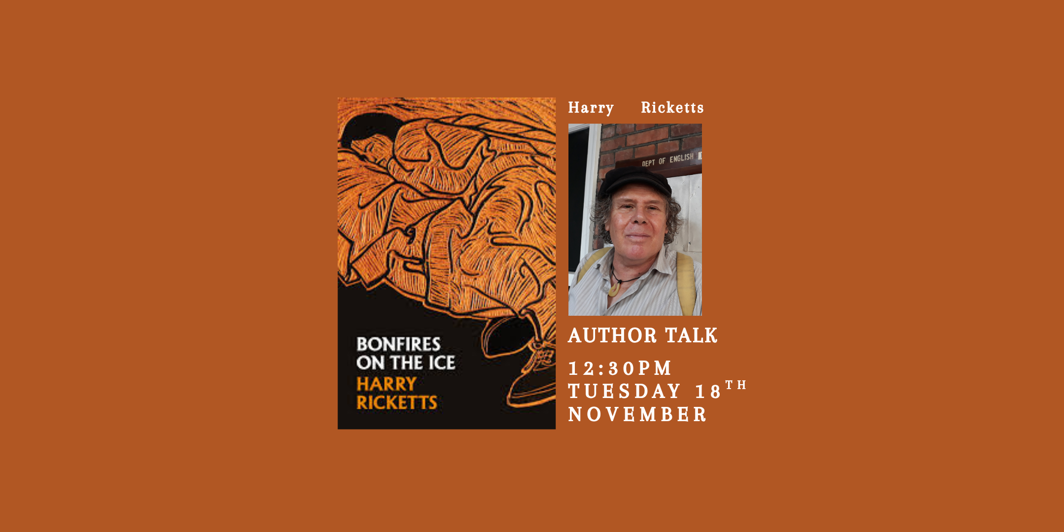 Lunchtime Author Talk: Harry Ricketts