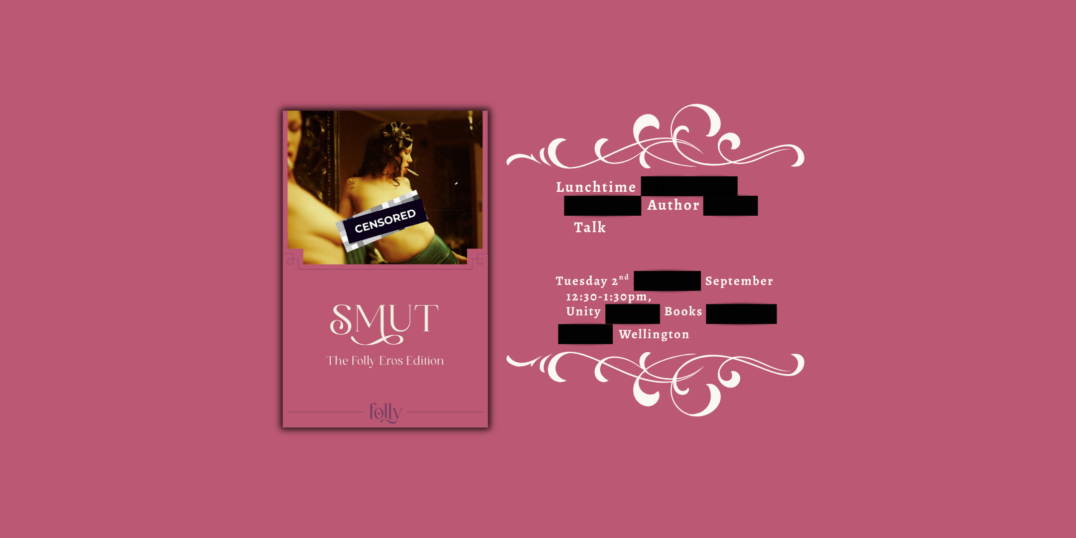 Folly Eros Issue: Smut Literary Pornography: A Lunchtime Panel + Early Release