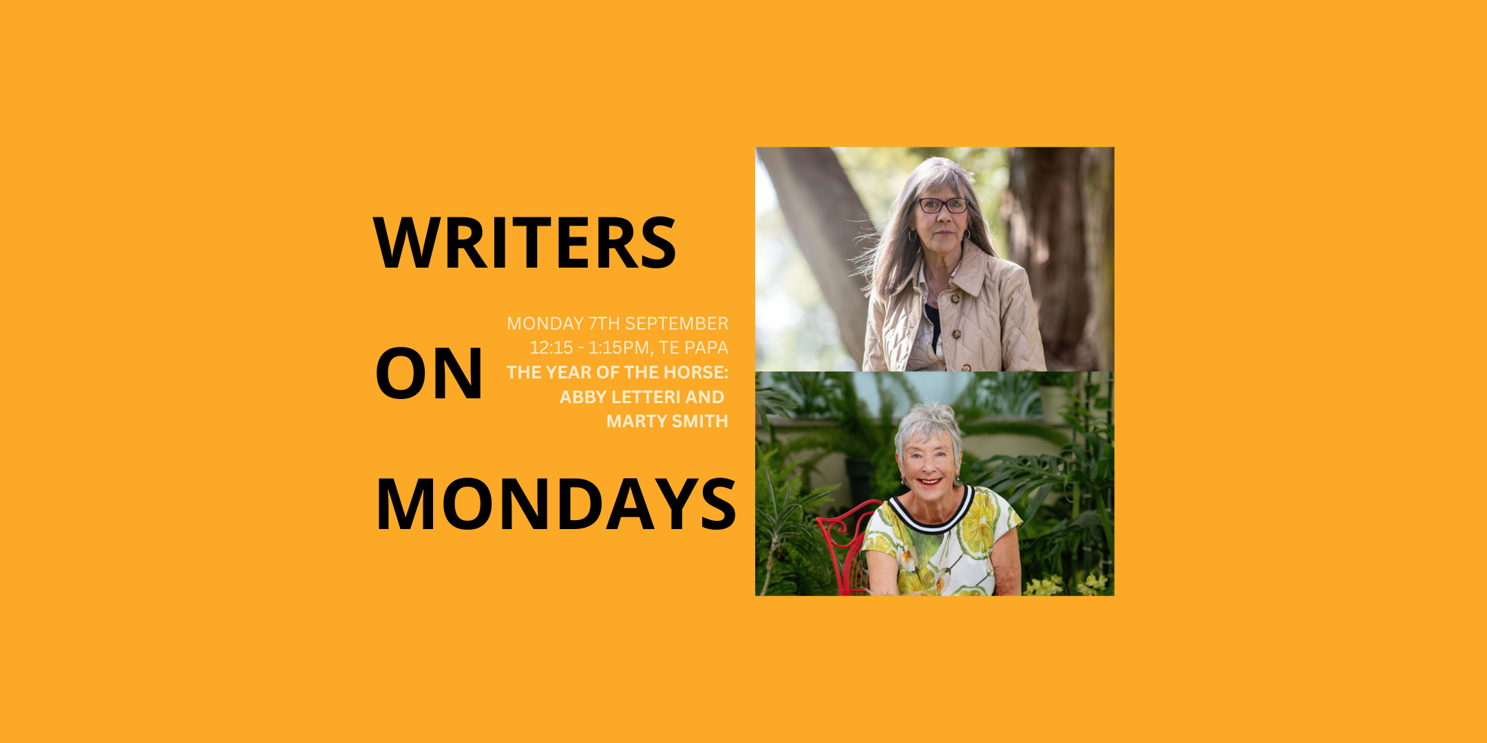 IIML Writers on Mondays: Year of the Horse: Abby Letteri & Marty Smith