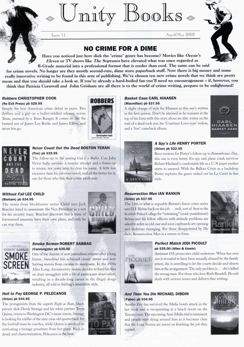 April – May Catalogue, 2002