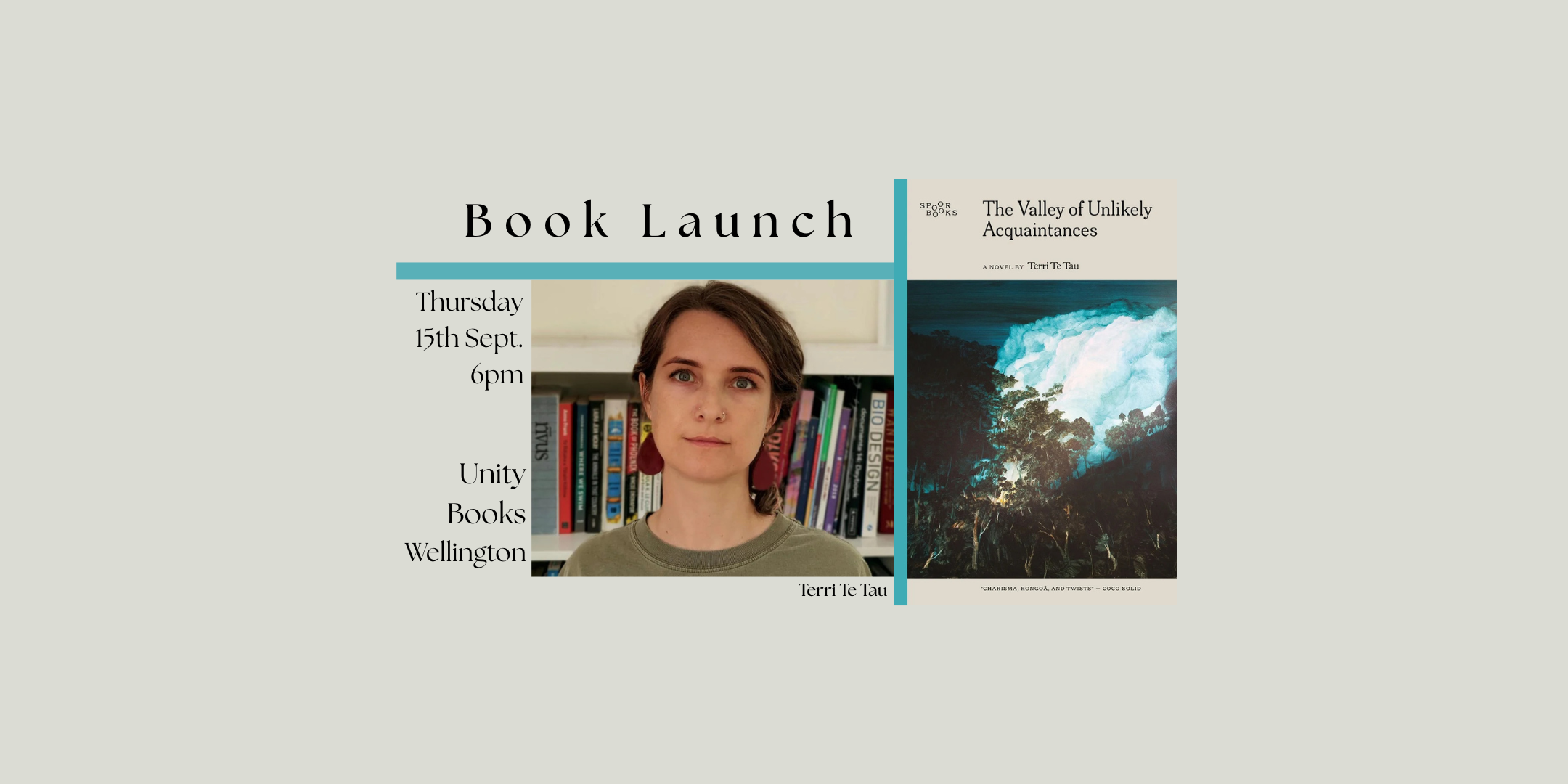Book Launch: The Valley of Unlikely Acquaintances by Terri Te Tau