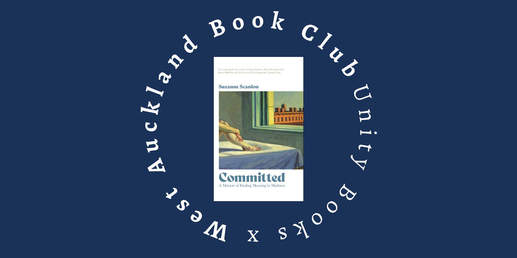 Memoir & Madness: Unity Books x West Auckland Book Club