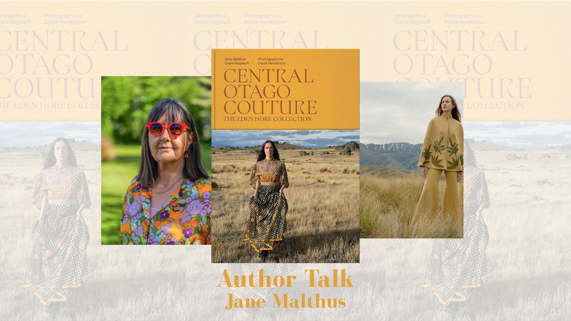 Author Talk - Jane Malthus, Central Otago Couture