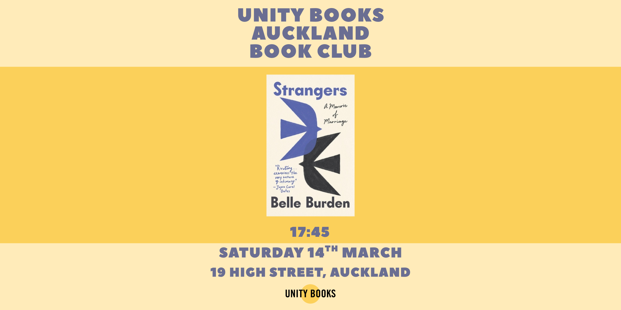 Book Club: Unity Books Auckland