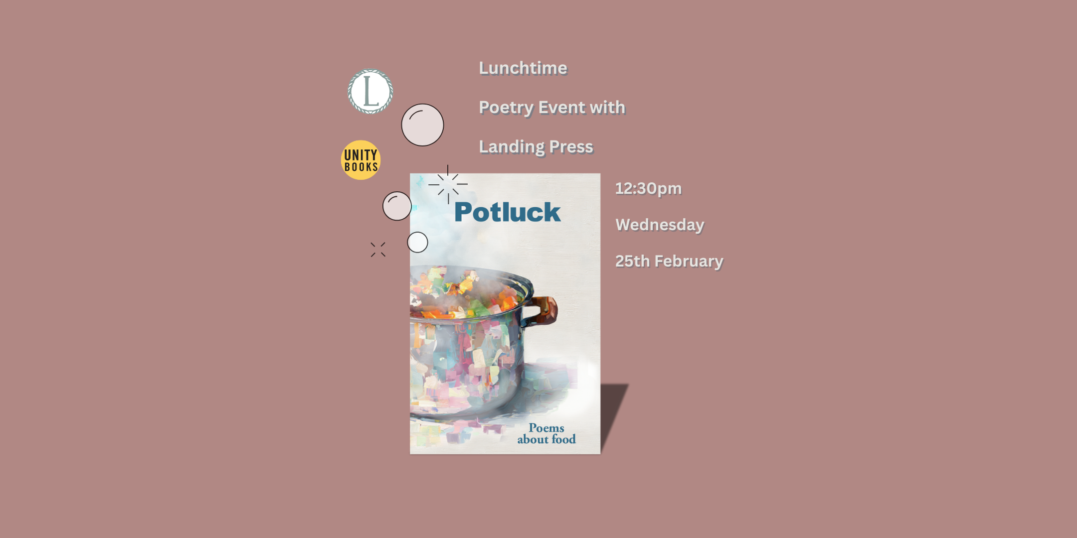 Lunchtime Poetry Event: Potluck: Poems About Food 