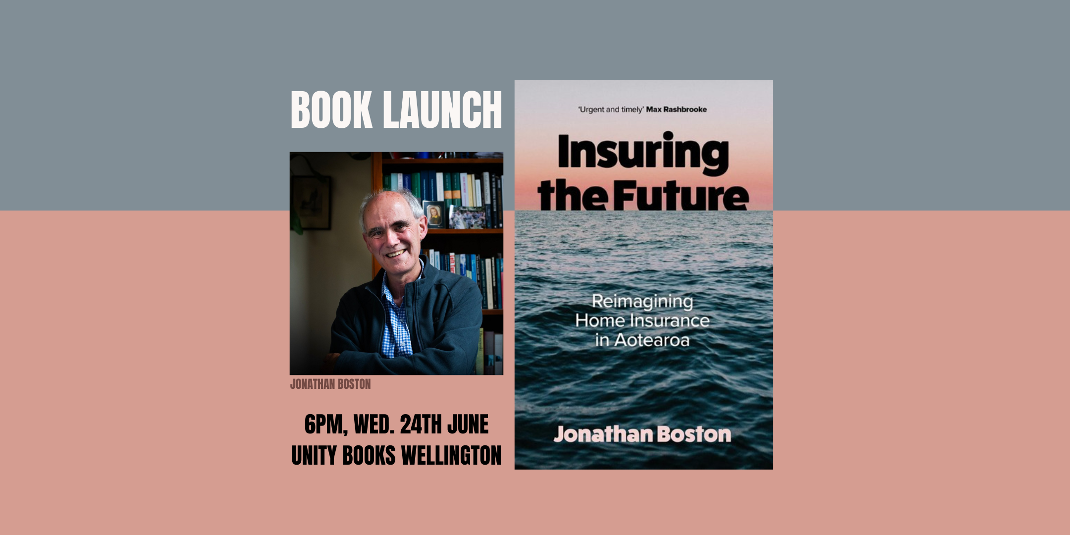 In-store Book Launch: Insuring the Future by Jonathan Boston