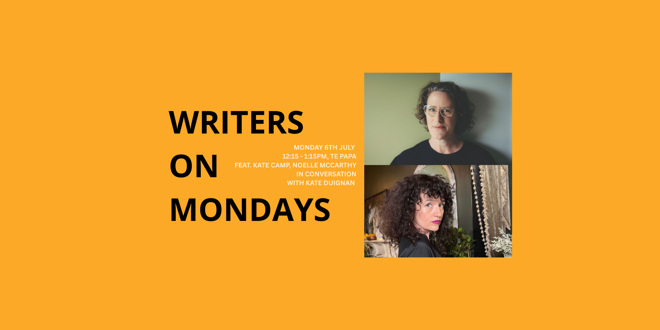 IIML Writers on Mondays: Kate Camp, Noelle McCarthy in convo with Kate Duignan