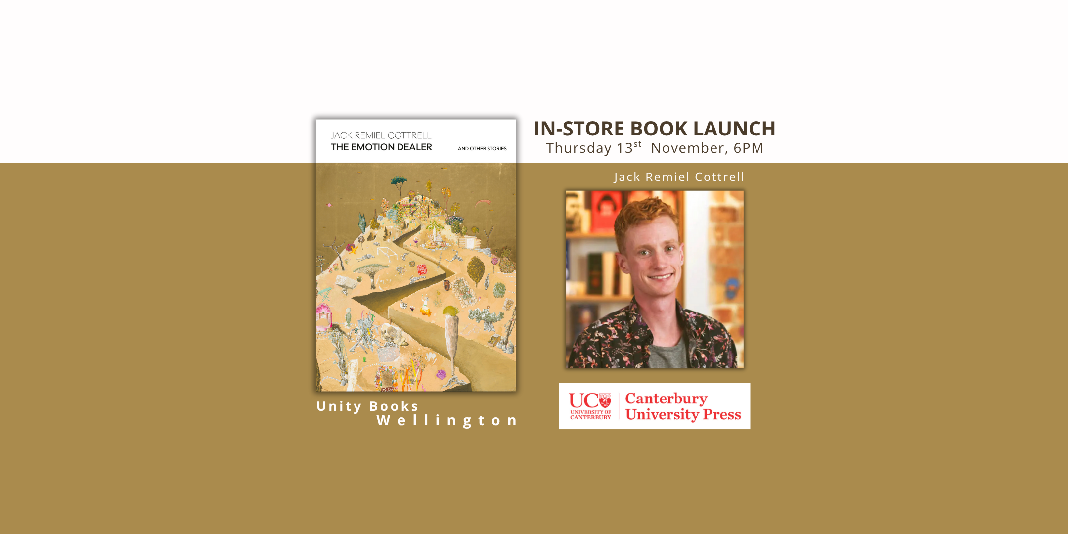 Book Launch: The Emotion Dealer & Other Stories 