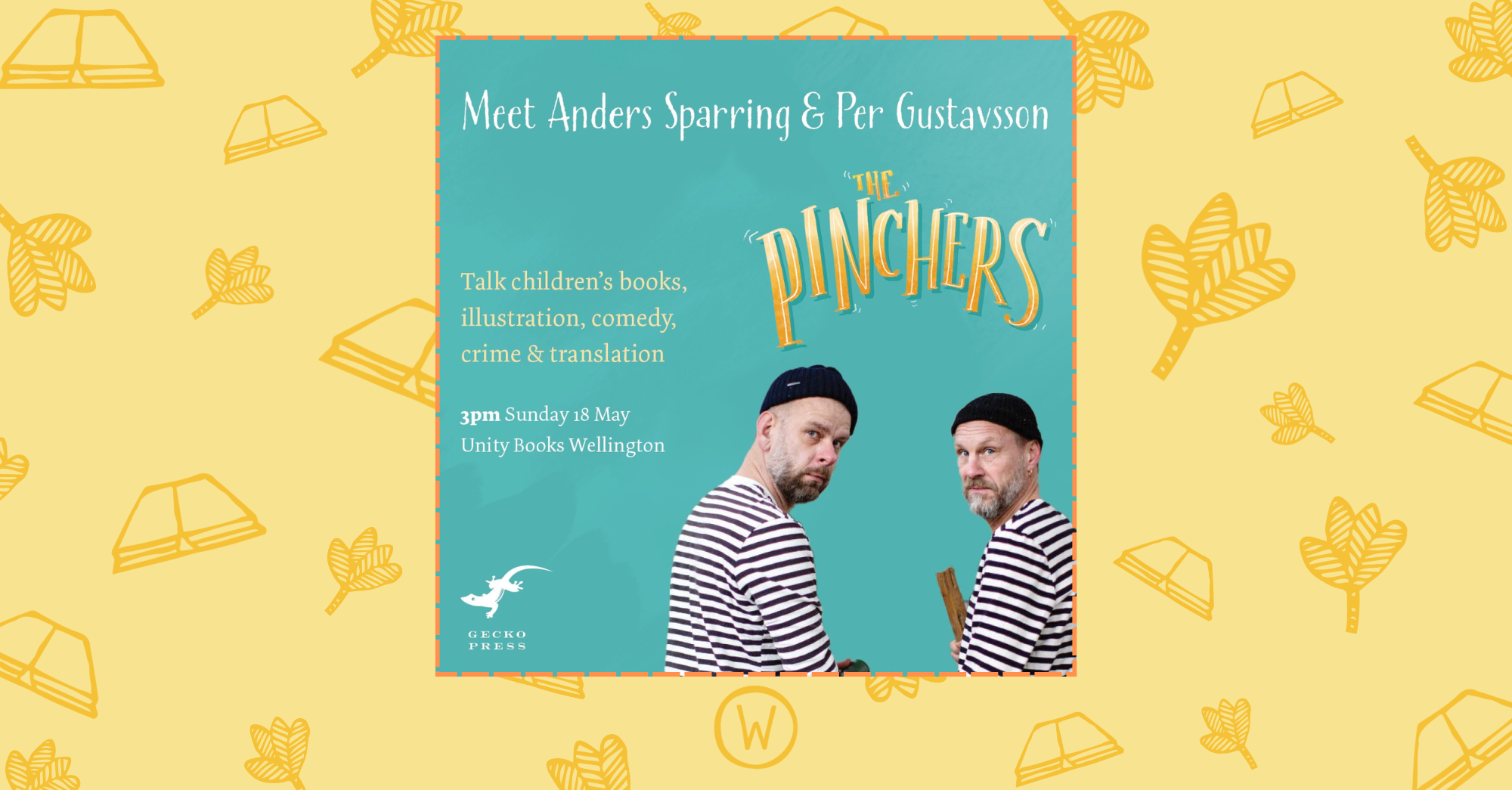 Author Talk: The Pinchers by Anders Sparring & Per Gustavvson
