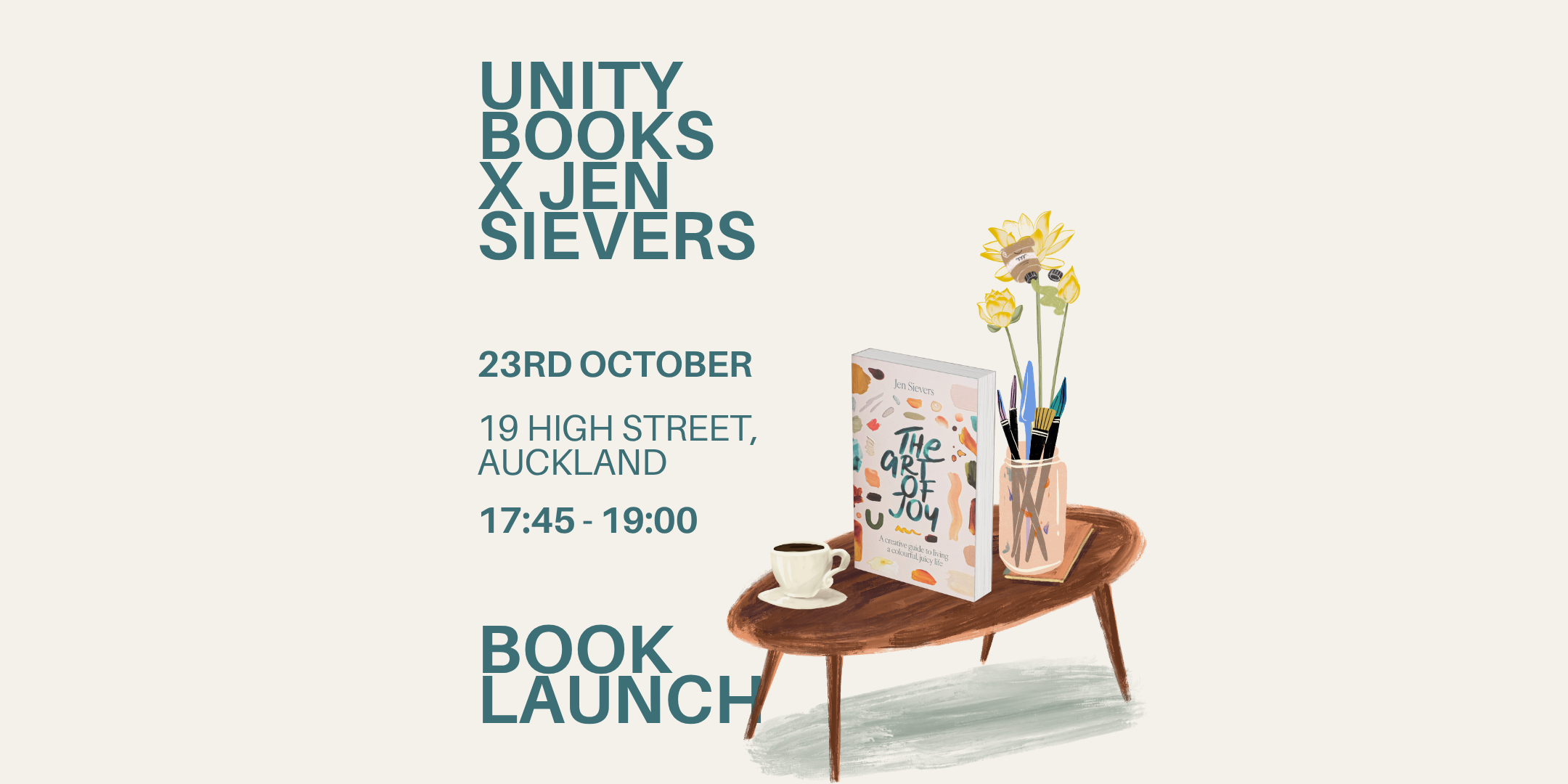 Book Launch: The Art of Joy by Jen Sievers