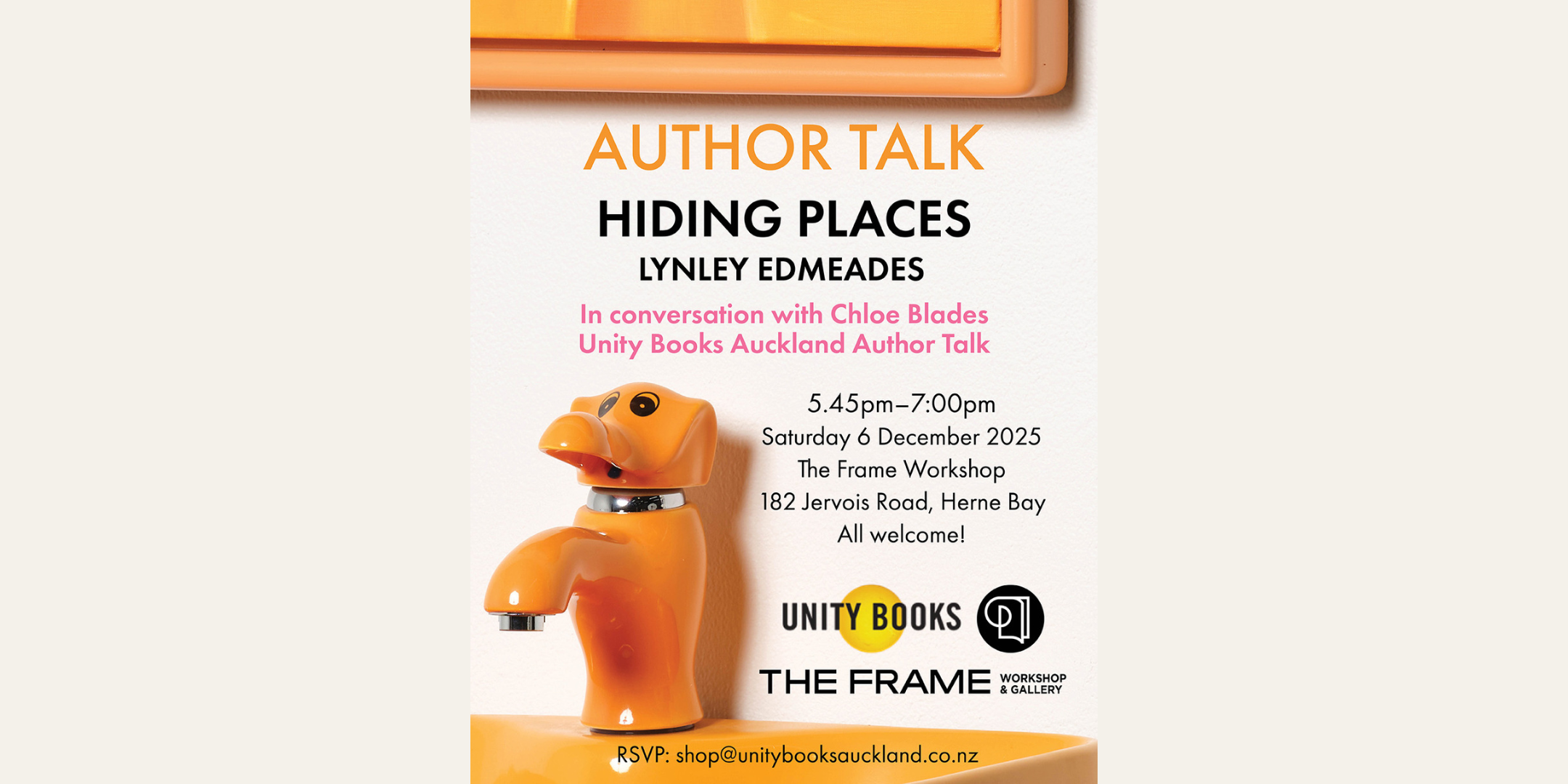 Author Talk: Hiding Places by Lynley Edmeades