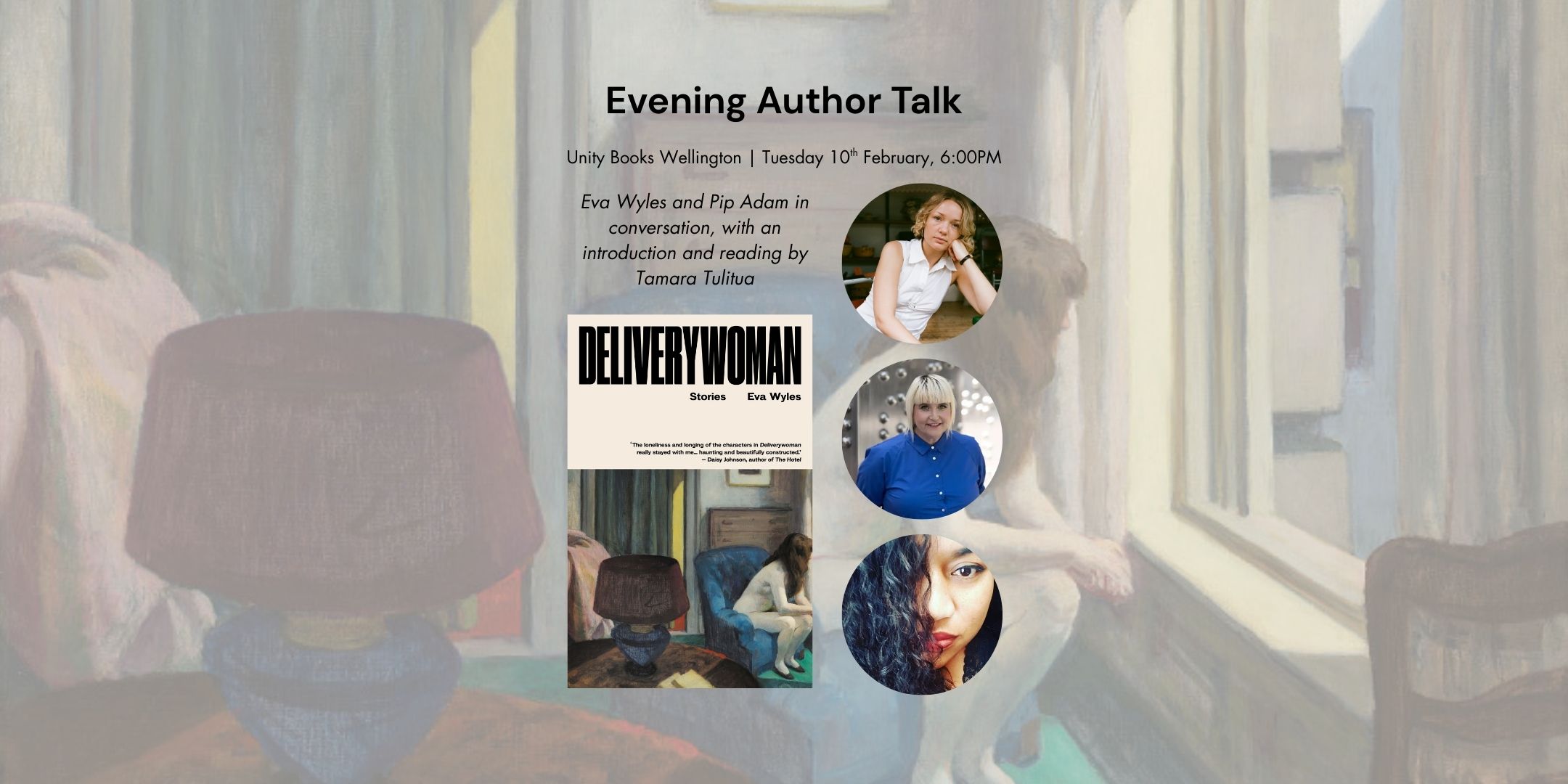 Evening Author Talk: Eva Wyles 