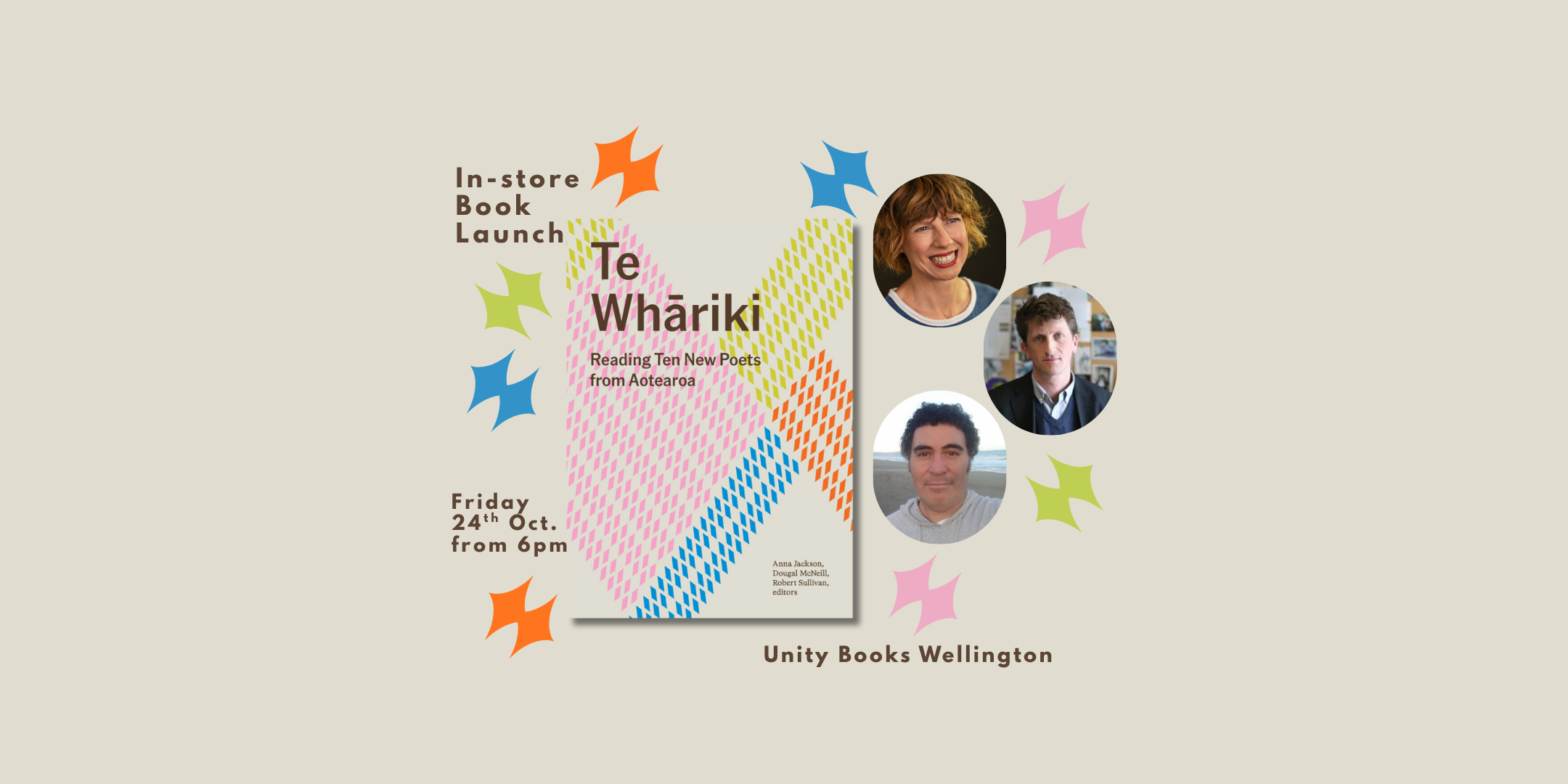 In-store Launch: Te Whāriki: Reading Ten New Poets from Aotearoa 