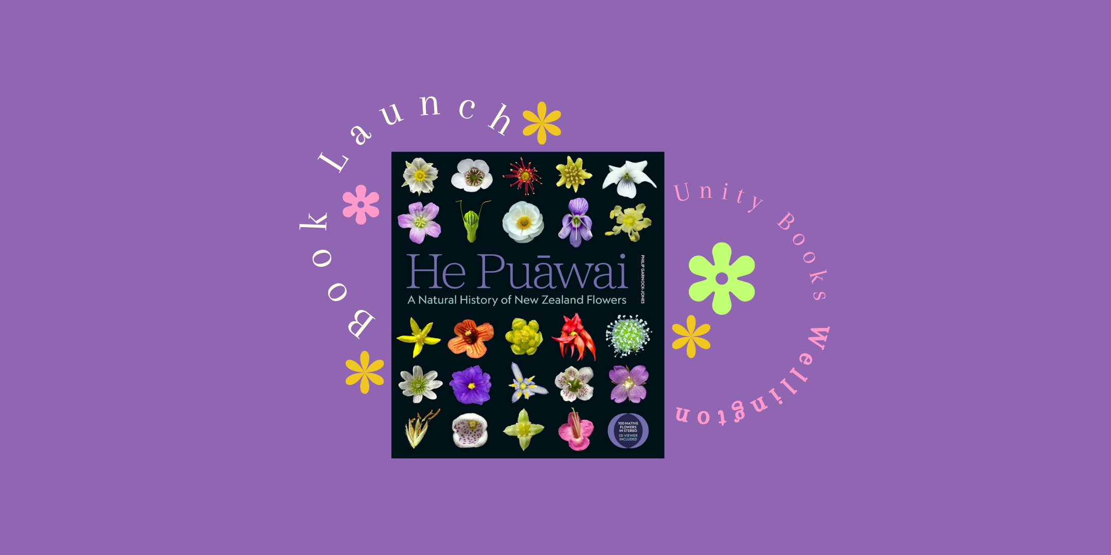In-store Book Launch: He Puāwai: A Natural History of NZ Flowers