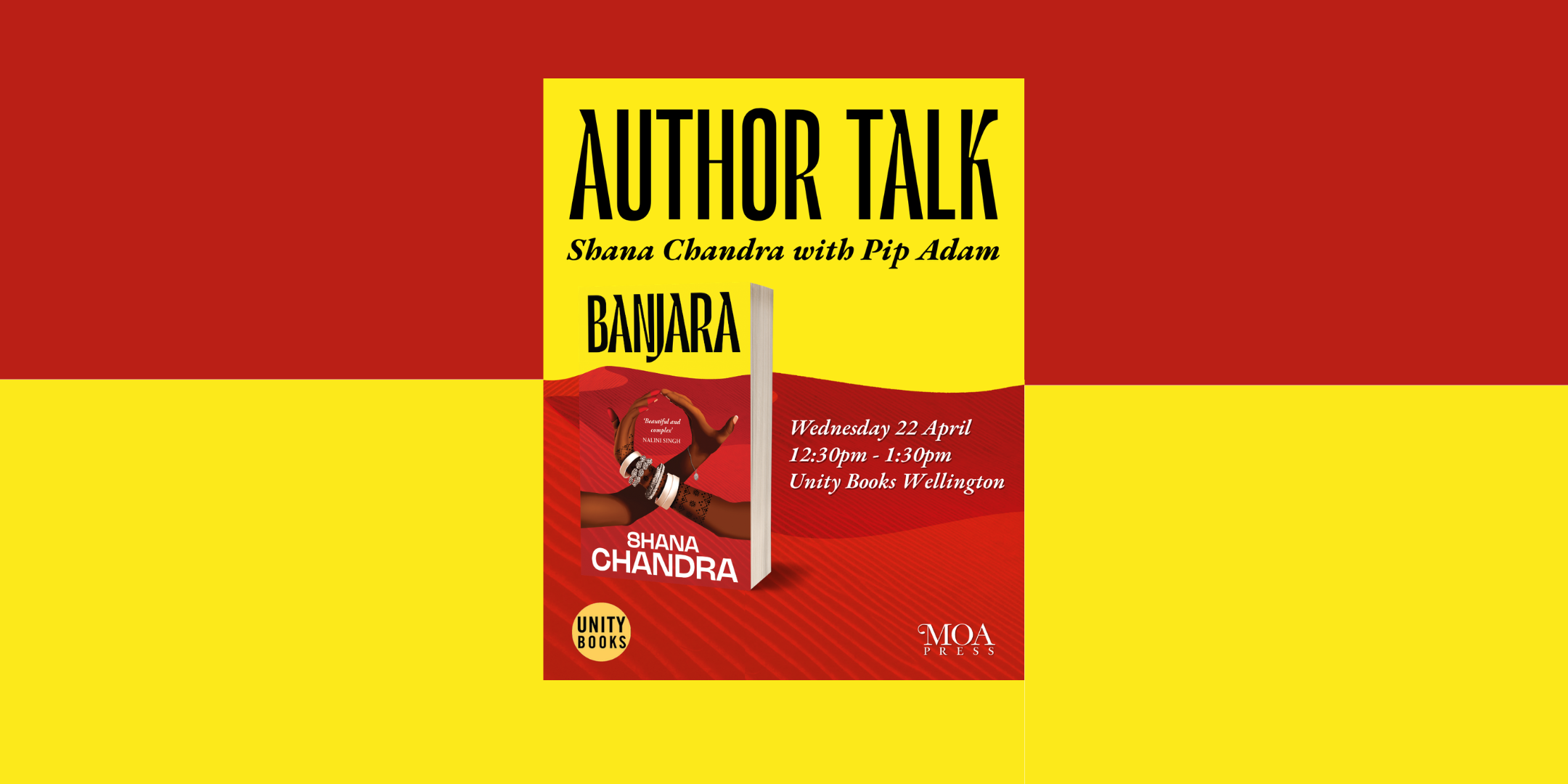 Lunchtime Author Talk: Shana Chandra