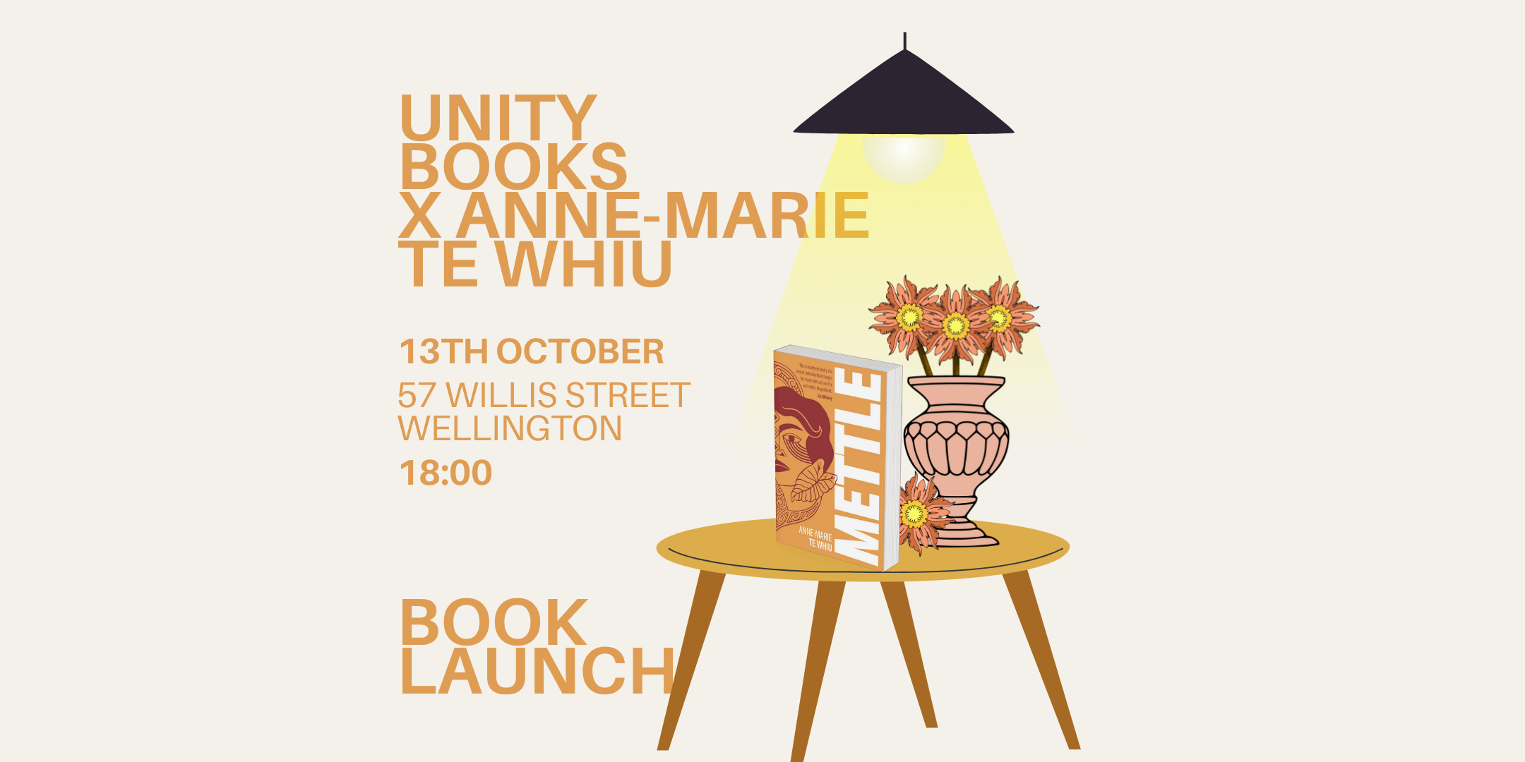 Book Launch: Mettle by Anne-Marie Te Whiu 
