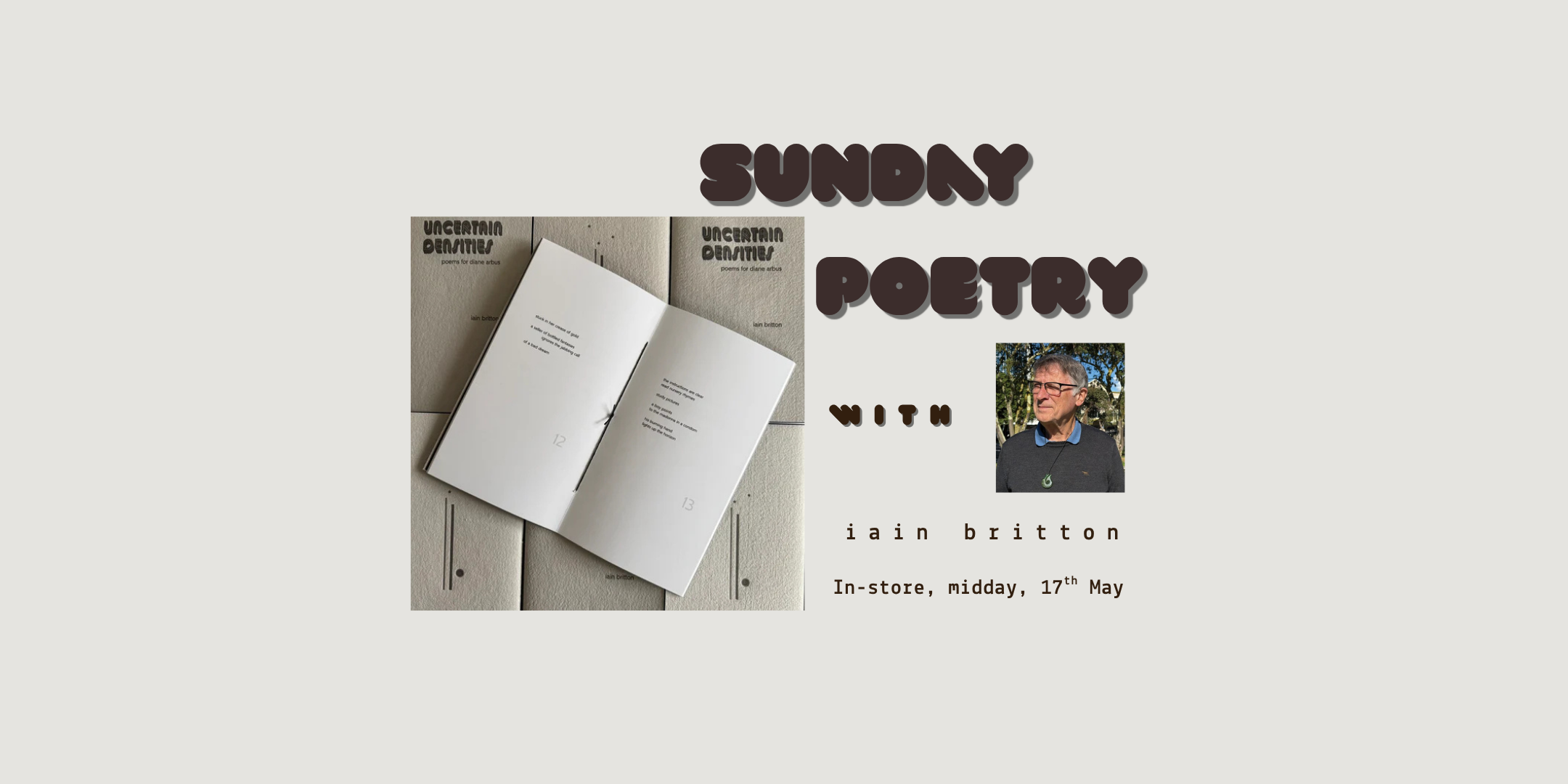 Poetry Sunday with Iain Britton 