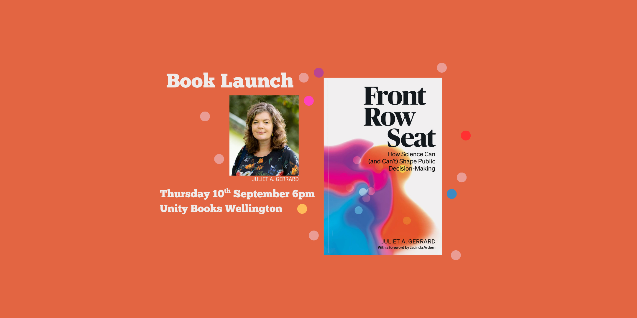 Book Launch: Front Row Seat by Juliet A. Gerrard