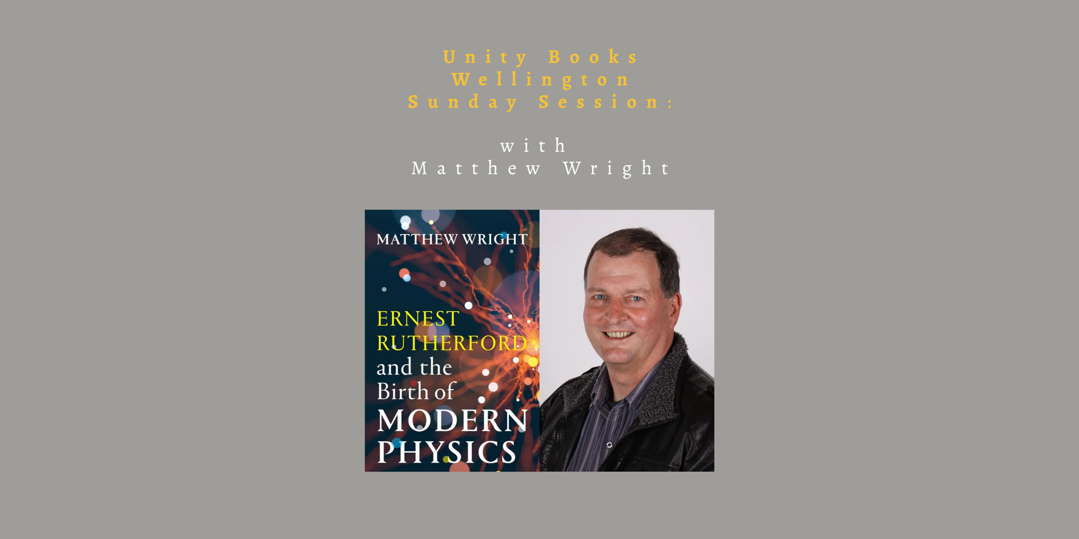 Sunday Session: In Conversation with Matthew Wright