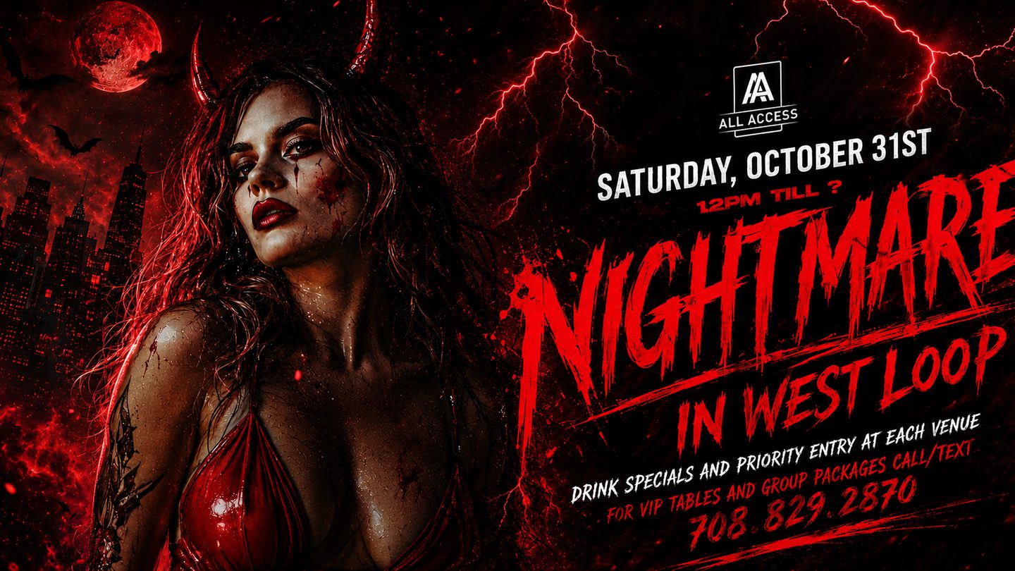 Nightmare in West Loop - Chicago's Biggest Halloween Bar Crawl banner image
