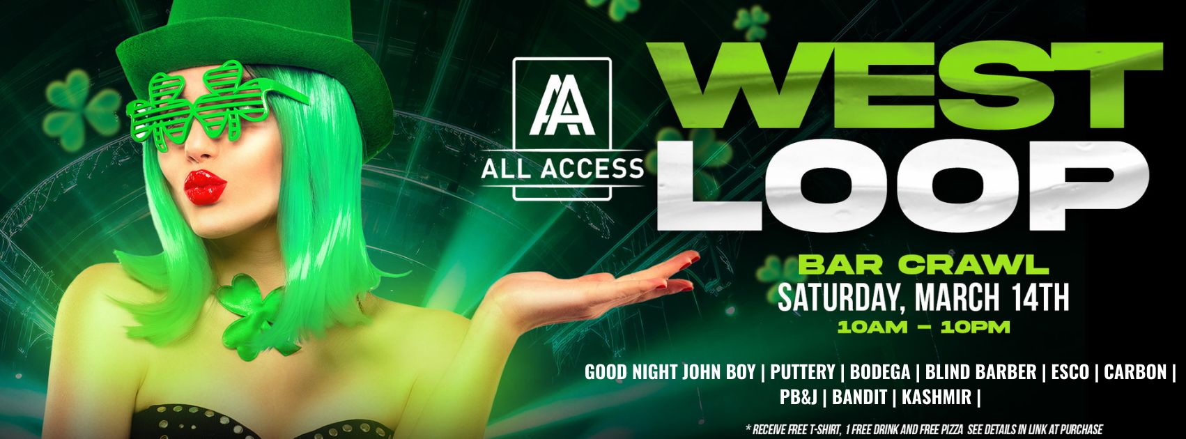CHI-RISH St. Patrick's West Loop Bar Crawl banner image