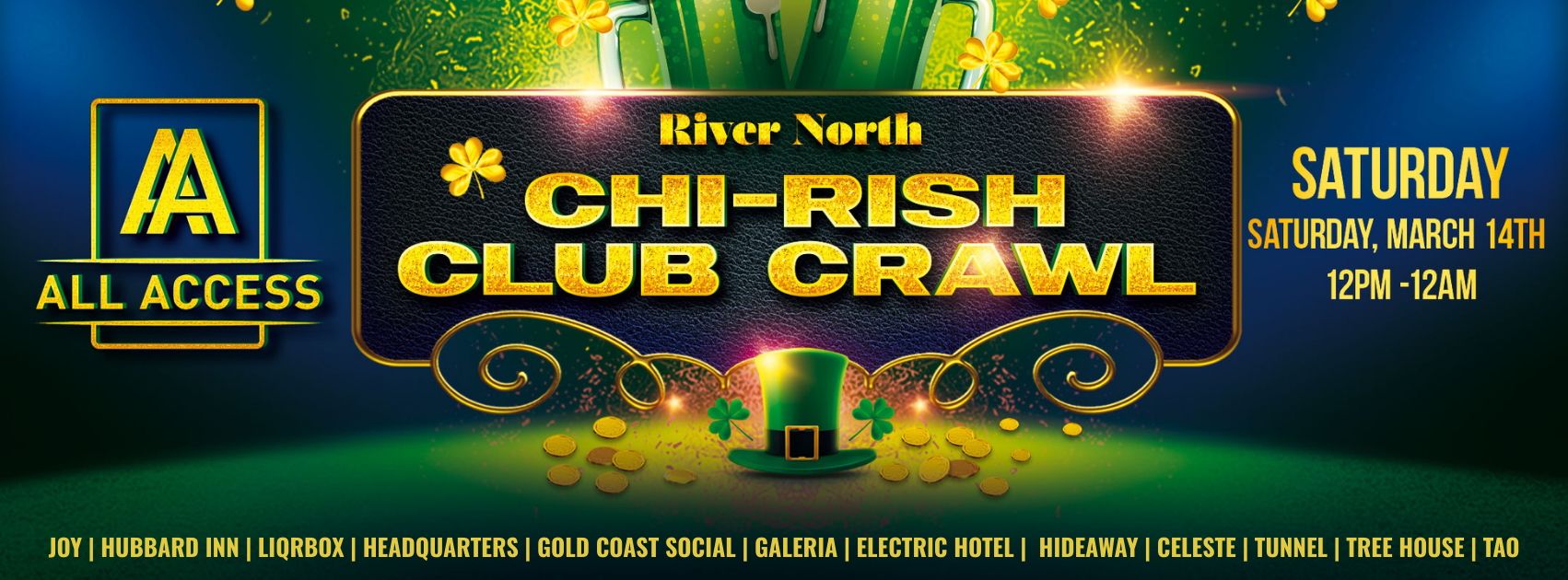 CHI-RISH St. Patrick's River North Club Crawl banner image