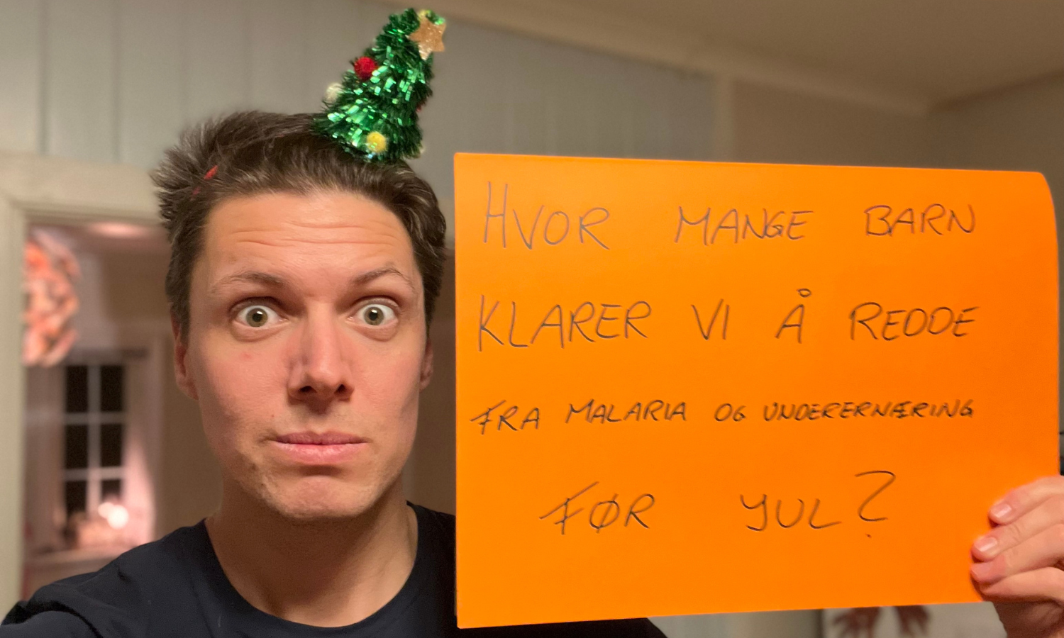 Andreas Wahls årlige juleinnsamling for effektiv bistand