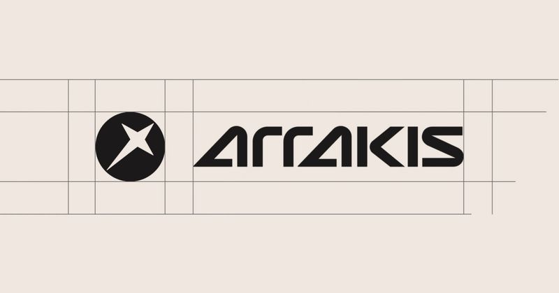 Arrakis 2025 rebrand by Wednesday: new logo and identity
