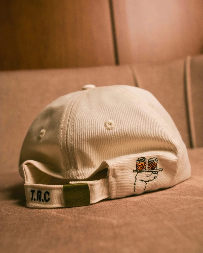 Cap back with T.R.C strap